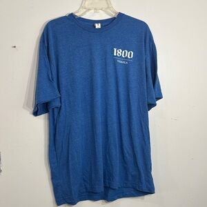 Tultex Royal Blue 1800 Tequila Logo Short Sleeve Tee